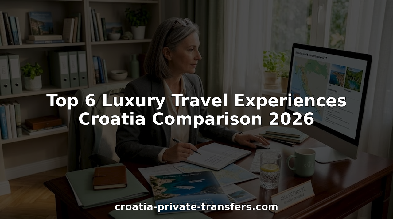 Concierge planning luxury Croatia travel
