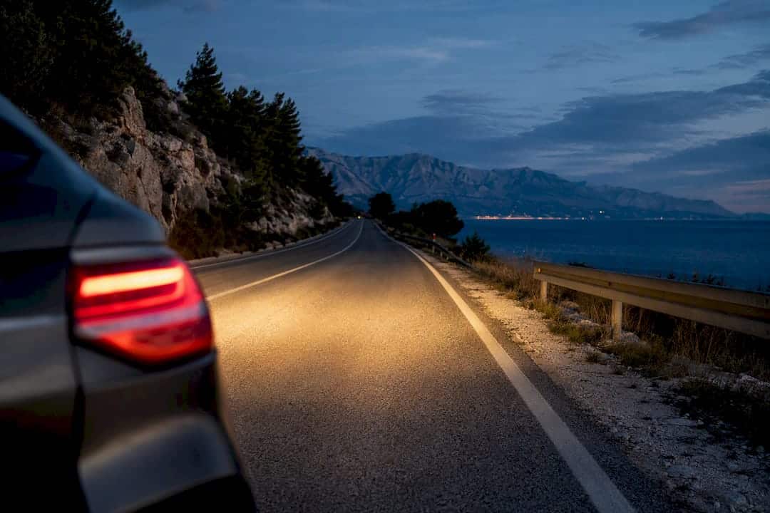Coastal road for Split to Zadar transfer
